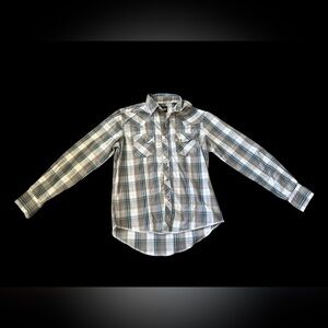 Wrangler Men's Plaid Button-Down Shirt